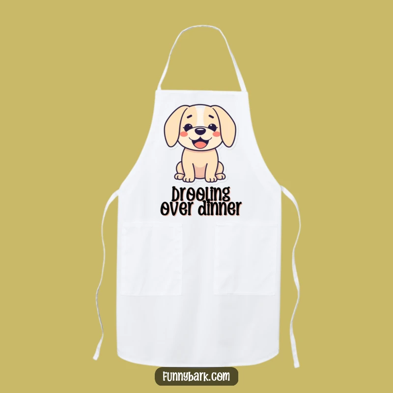 Funny Dog Silhouette Apron - Happy Chef Buddy!