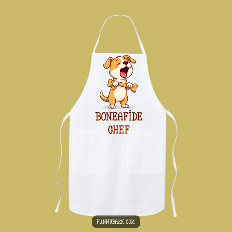 Funny Barking Dog Apron: Cook and Laugh with This Hilarious Canine Design