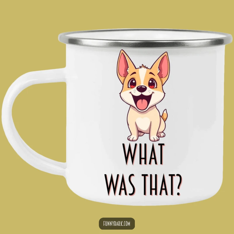 Funny Dog Excitement Camping Mug: Adventure Ready, Durable and Hilarious Funny Gift