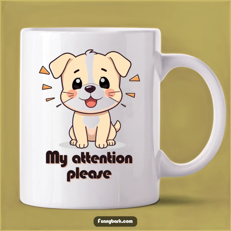 Funny Tiny Dog Mug: Alert Barks, Perfect Humorous Gift for Dog Lovers