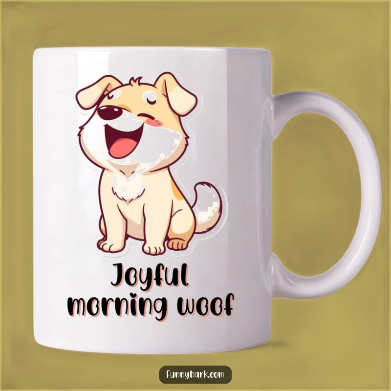 Funny Dog Mug: Ecstatic Bark, Perfect Humorous Gift for Happy Pups