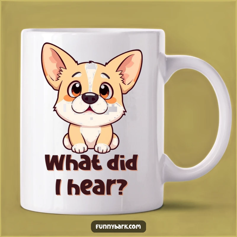 Funny Dog Mug: Surprised Pup Gift for Pet Lovers