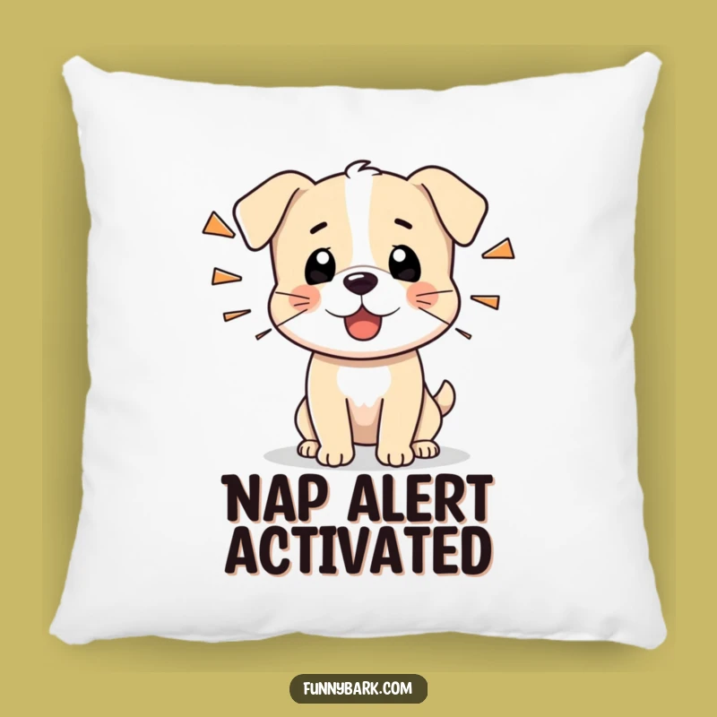 Funny Tiny Dog Pillow: Cozy Alert, Perfect Humorous Cushion