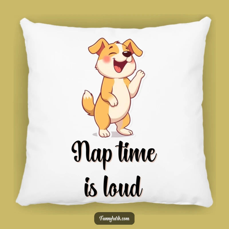 Funny Upright Barker Pillow: Cuddle Up with Comical Canine Joy