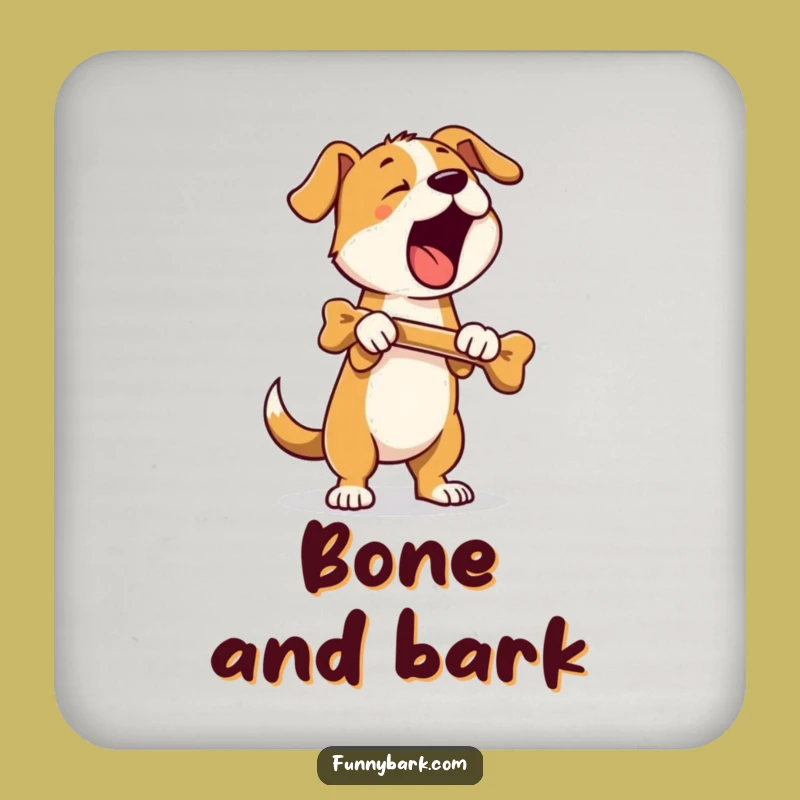 Funny Barking Dog Coasters: Protect Surfaces with Hilarious Canine Art