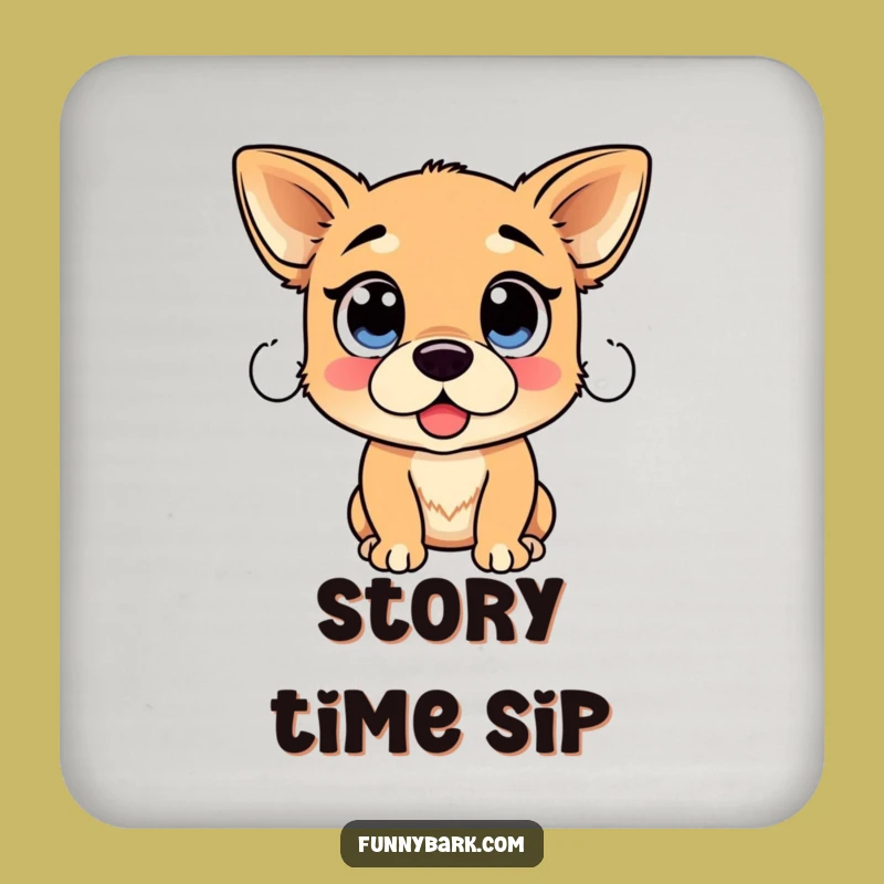 Funny Dog Proclamation Coasters - Protect Surfaces with Humor