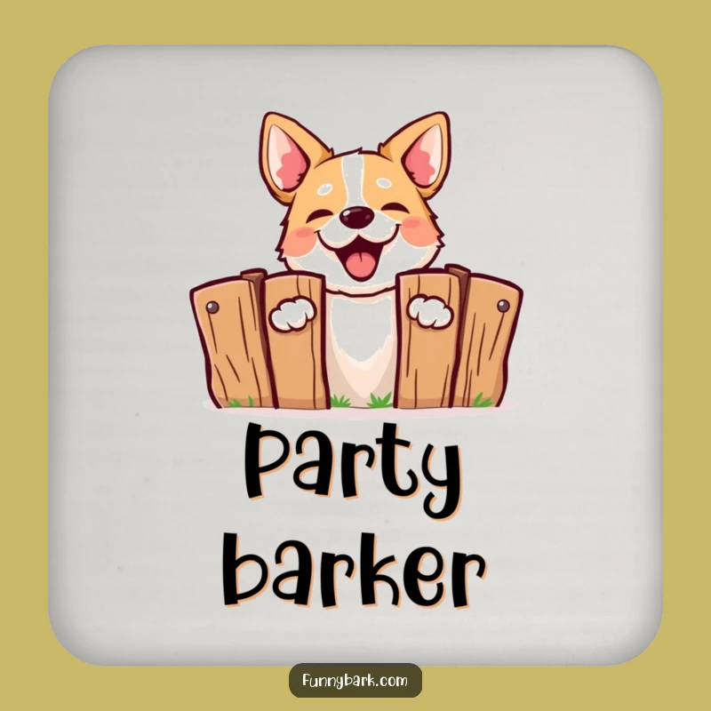 Funny Barking Dog Coasters - Protect Surfaces with Humor