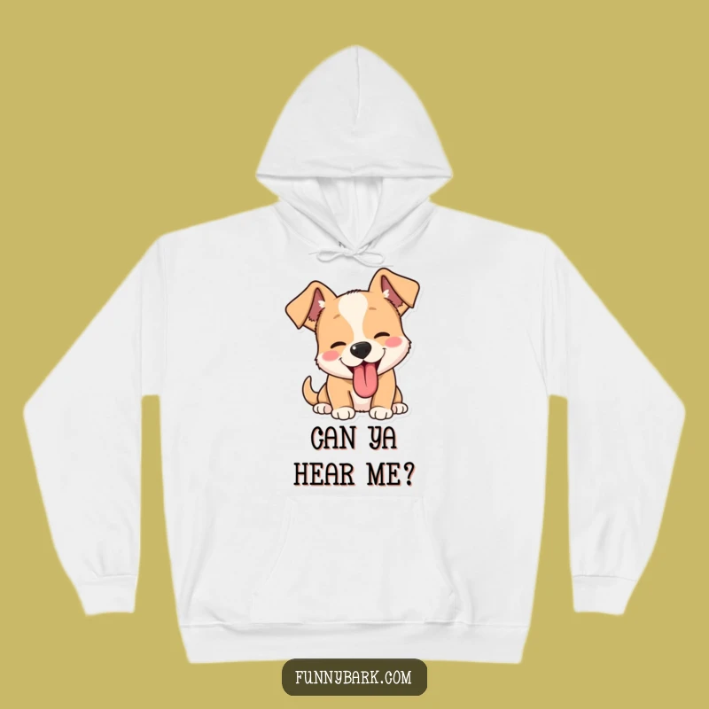 Funny Dog Barking Hoodie: Cozy Up in Hilarious Canine Comfort