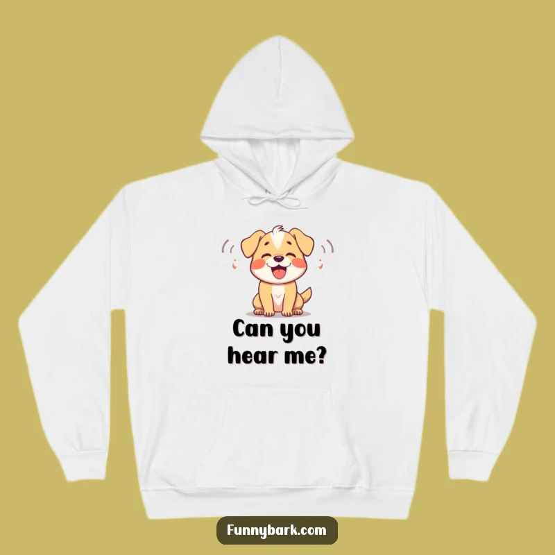 Funny Dog Barking Hoodie: Cozy Sounds of Joy, Perfect Gift for Dog Lovers