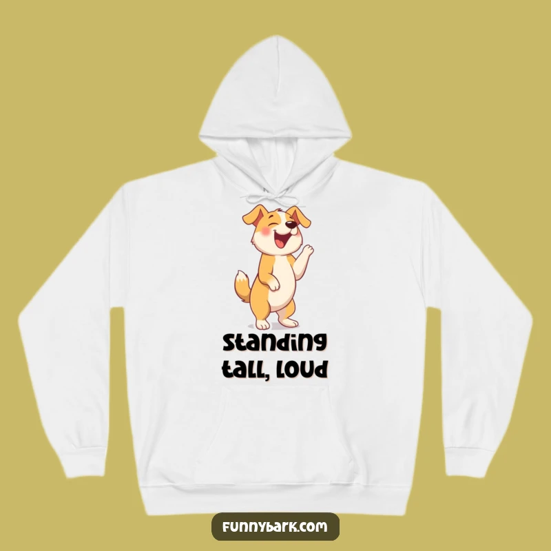 Cozy Funny Joyful Barker Hoodie: Warmth and Merriment for Dog Fans