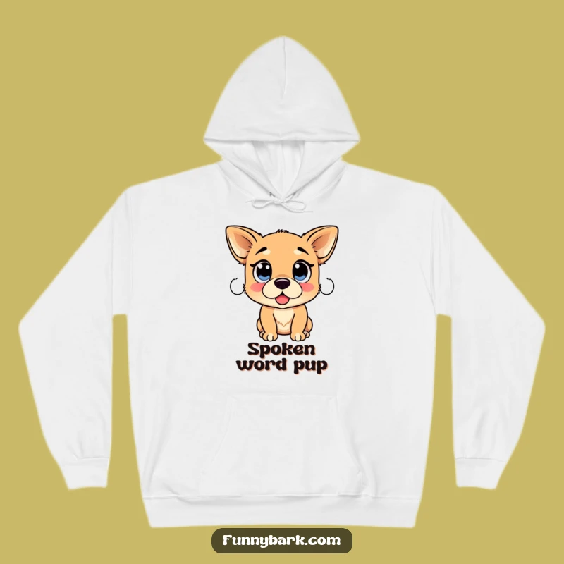 Cozy Funny Dog Proclamation Hoodie - Expressive Pup Comfort