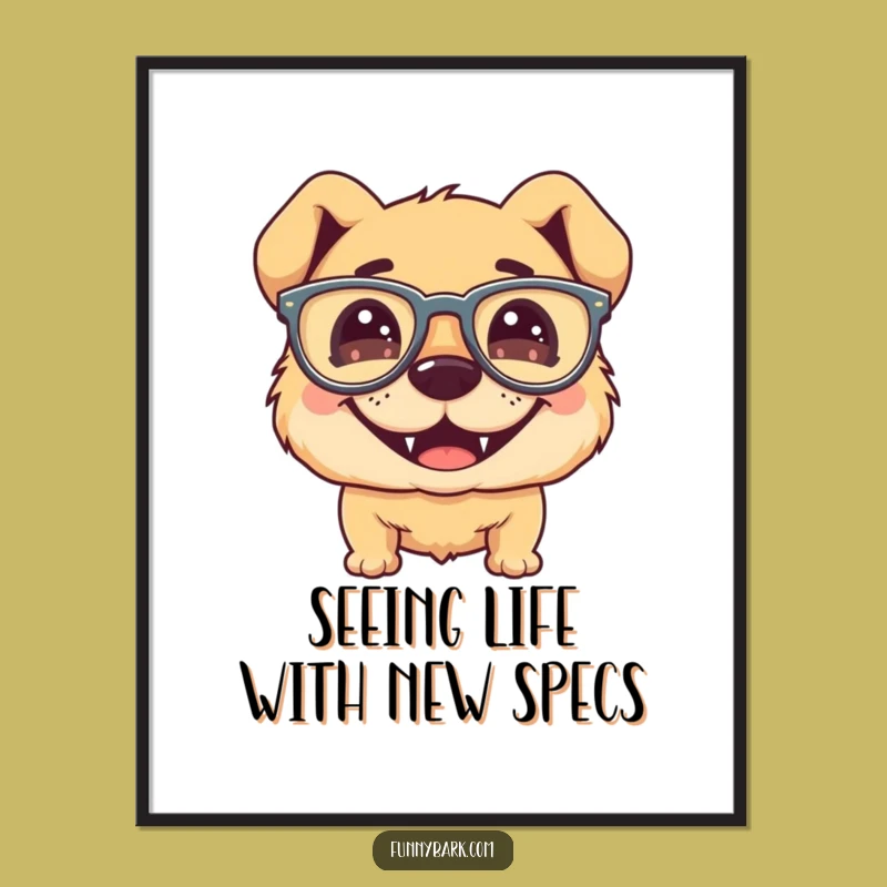 Free Printable Wall Art: Goofy Dog Grin, Amusing Downloadable Decor