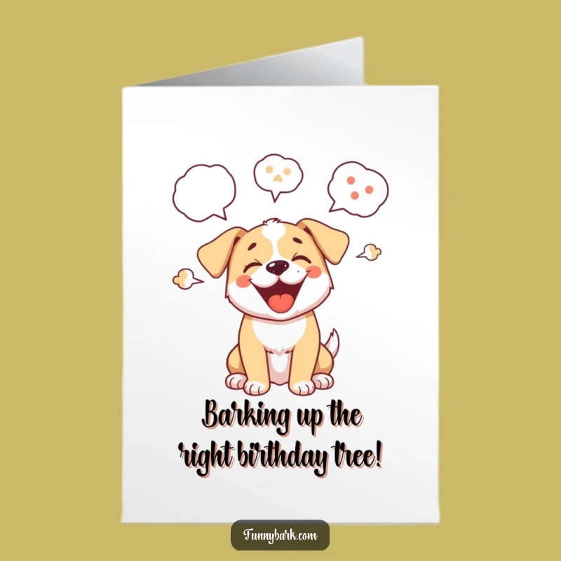 Free Printable Happy Birthday Dog Puppy Card - Funny Greeting for Dog Lovers