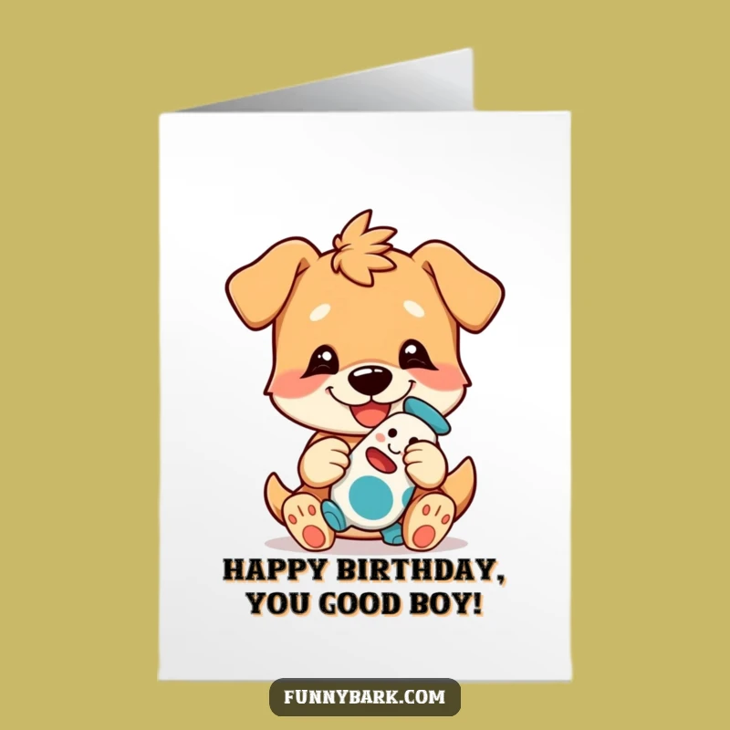 Free Printable Dog Birthday Card: Funny Downloadable Gift for a Loyal Friend