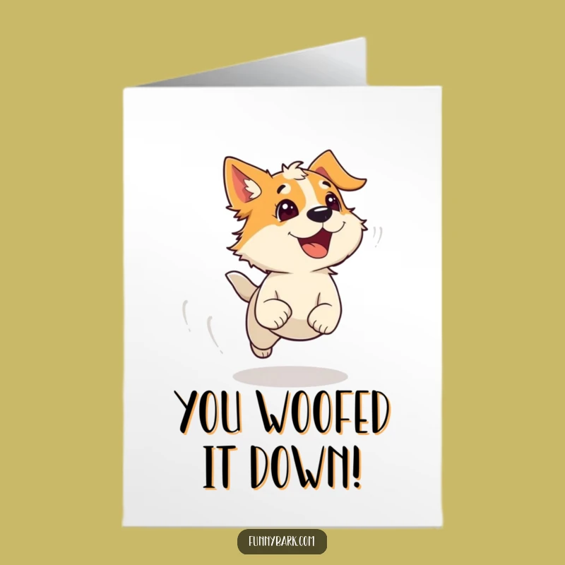 Free Printable Dog Congrats Card - Funny Downloadable Gift for Pet Lovers