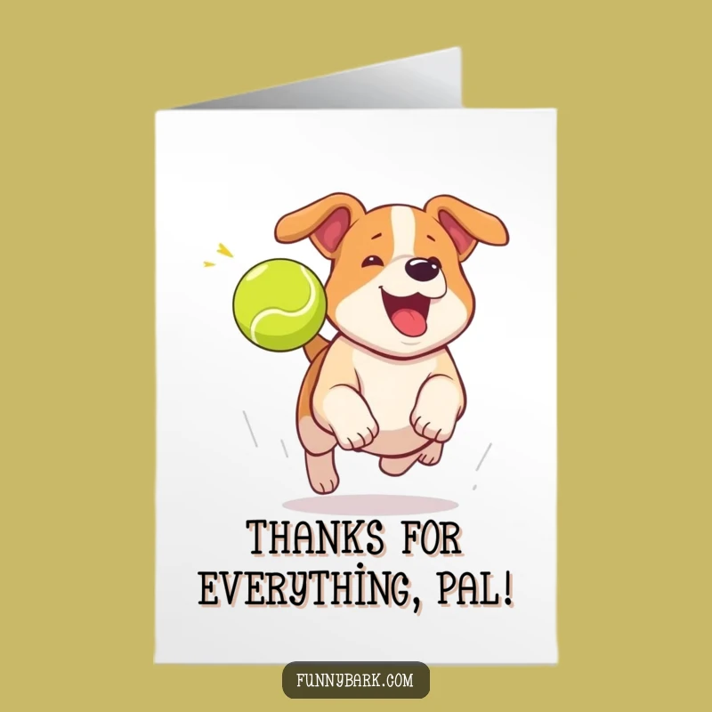 Free Printable Dog Thank You Card: Grateful Chase Downloadable Art