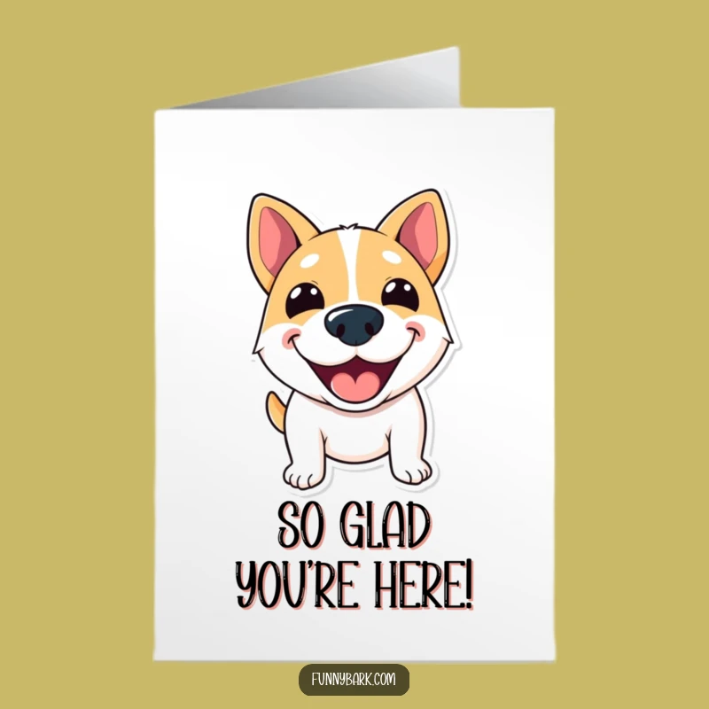 Free Printable Thank You Card: Grinning Dog Expressing Thanks, Humorous Downloadable Gratitude