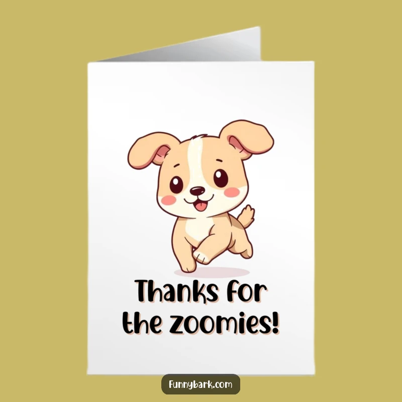 Free Printable Thank You Card: Joyful Dog Dash, Adorable Downloadable Gratitude