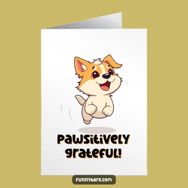 Free Printable Thank You Dog Card - Funny Downloadable Gift for Dog Enthusiasts