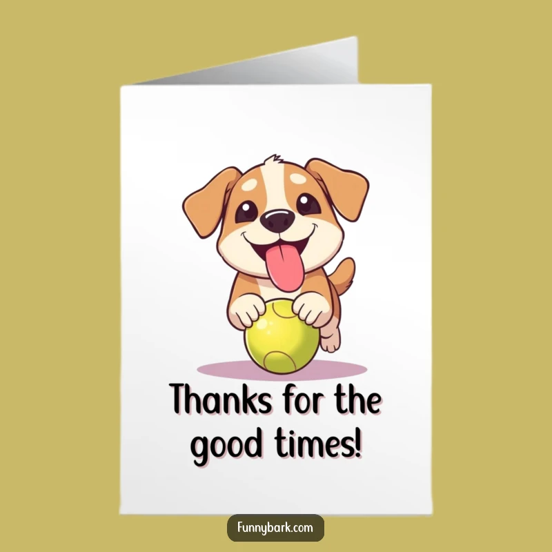 Free Printable Thank You Dog Card: Grateful Dog, Funny Downloadable Gift