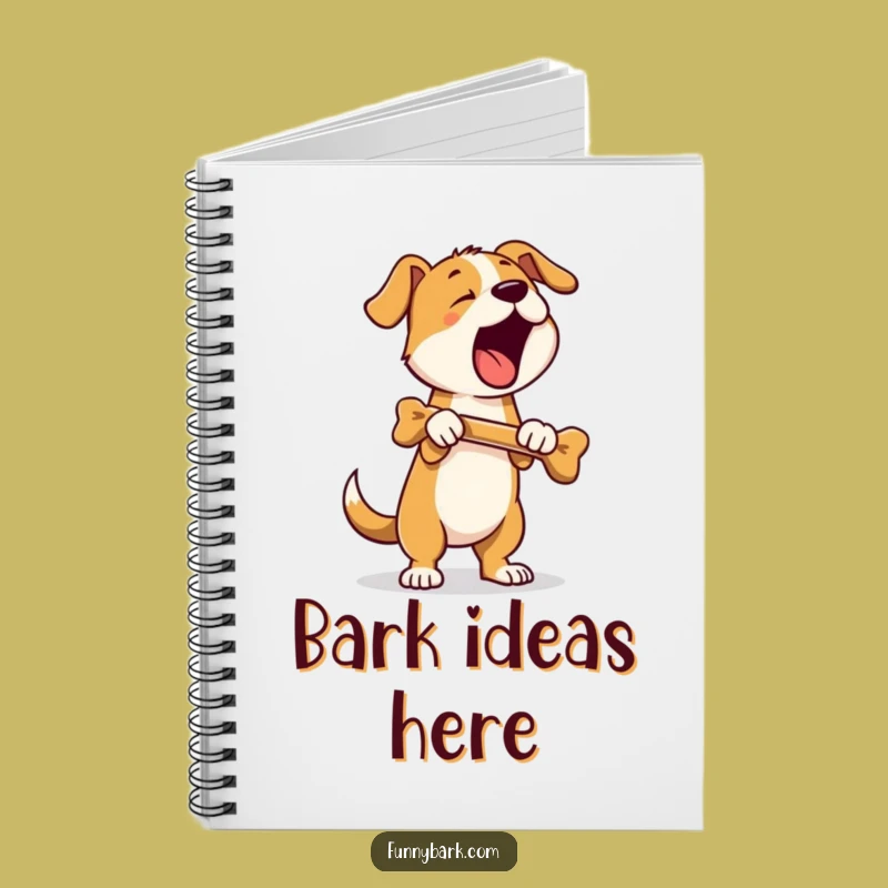 Funny Barking Dog Notebook: Jot Down Ideas with This Hilarious Canine Journal