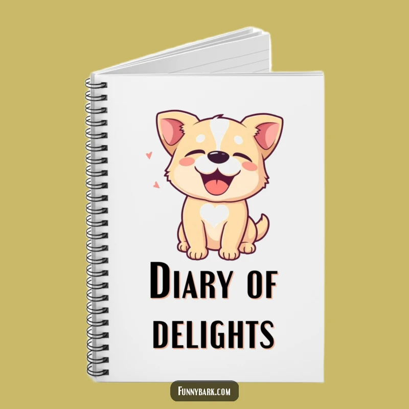 Funny Dog Bliss Notebook: Journal Your Joys with Happy Barks, Perfect Gift!