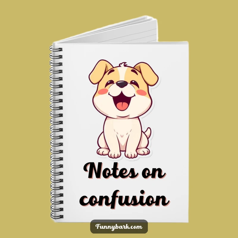 Funny Curious Dog Notebook: Jot Down Your Thoughts!