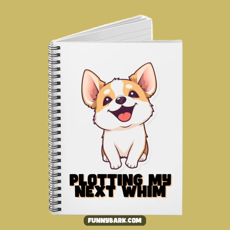 Funny Dog Yipping Notebook Journal for Dog Enthusiasts A Humorous Note-Taking Gift