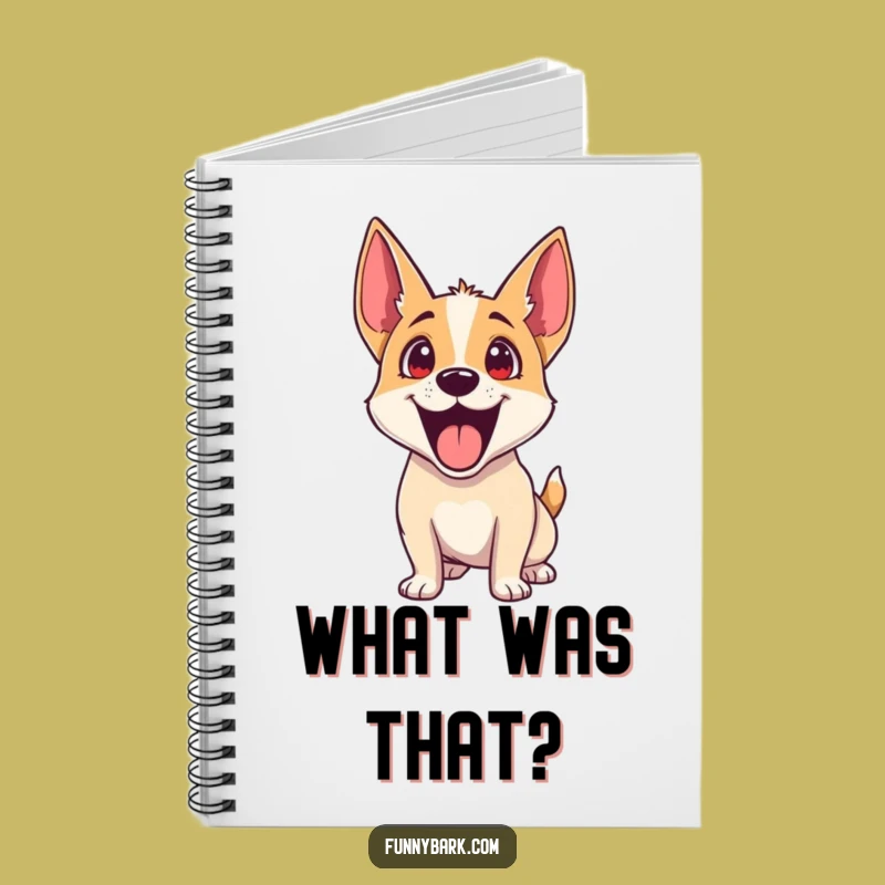 Funny Dog Excitement Notebook: Capture Ideas, Alert Pup Companion, Perfect Funny Gift