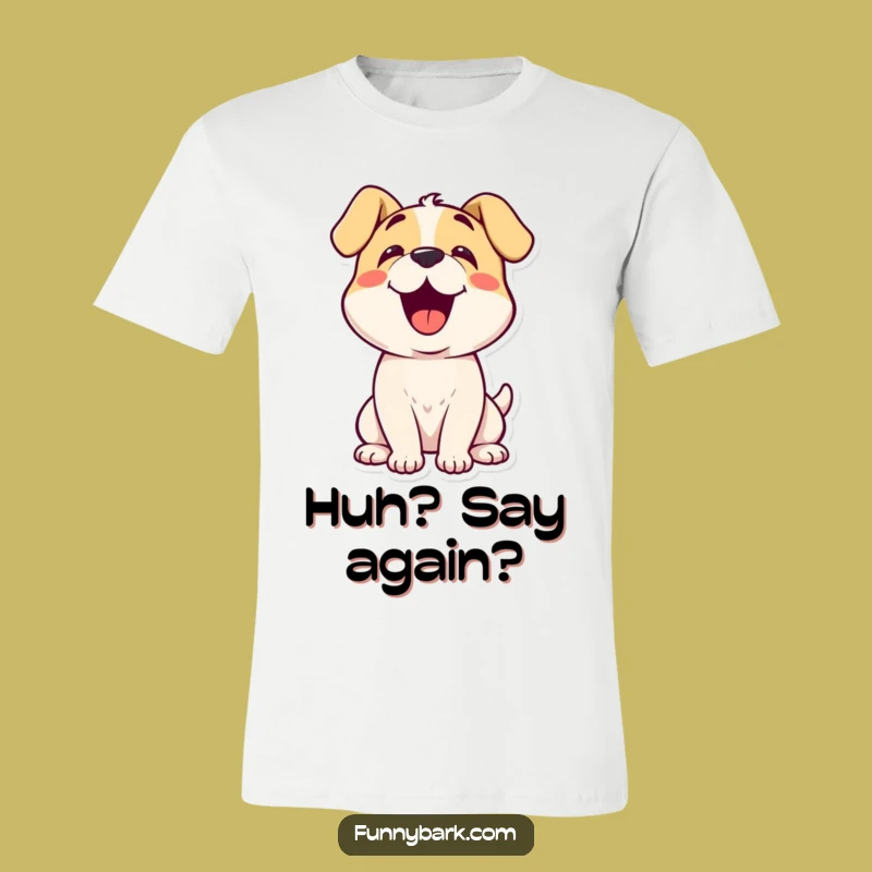 Funny Curious Dog T-Shirt: Wear Your Fascination!