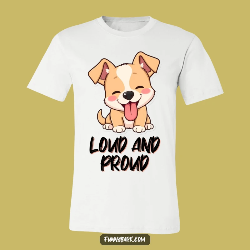 Funny Dog Barking T-Shirt: Wear Your Dog's Hilarious Personality Proudly!