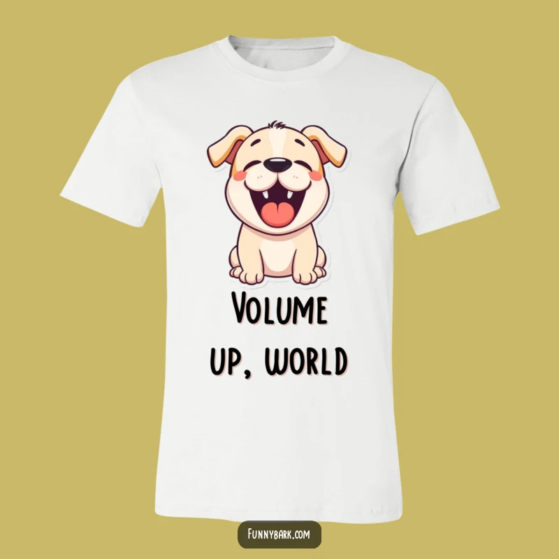Funny Happy Barking Dog T-Shirt: Hilarious Canine Apparel and a Comical Gift Idea