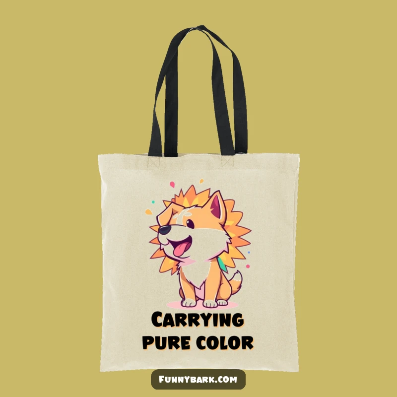 Funny Color Burst Tote Bag: Carry Your Energy with Style