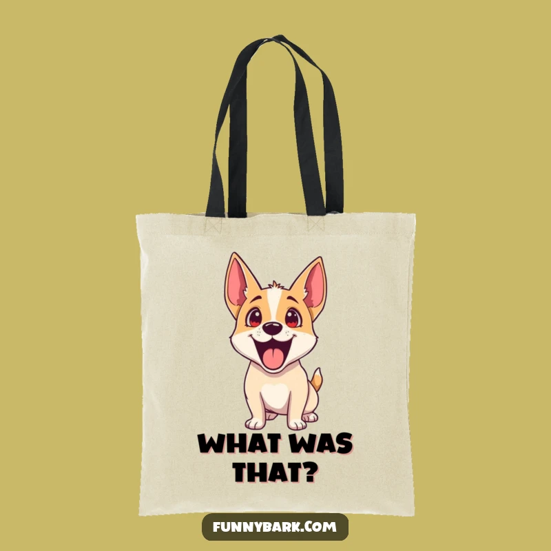 Funny Dog Excitement Tote Bag: Carry Your Anticipation, Ideal Gift for Dog Enthusiasts